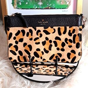 Kate Spade NWTs Burchelli Lolly Leopard Wristlet